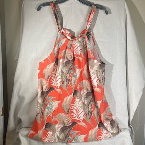 Tommy Bahama Multicolored Sleeveless Halter Tank Top